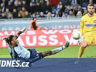 Jaroš v Konfereční lize vychytal Štýrskému Hradci postup přes Slovan Bratislava