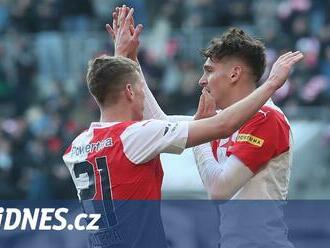 Slavia - Pardubice 3:0, pomohli střídající. Chytil zazářil unikátním hattrickem