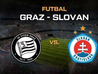 Graz – Slovan live v TV, online stream, naživo v mobile, zostavy, kurzy, program