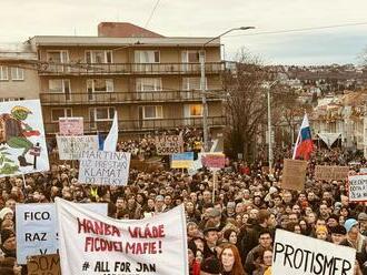 V zahraničí sa dnes uskutoční päť protestov Za spravodlivé Slovensko