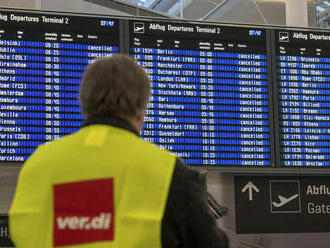 Štrajk na nemeckých letiskách: Cestujúci sa musia zariadiť inak