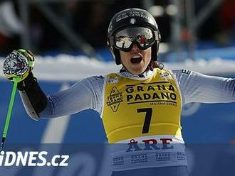 Gutová-Behramiová si na glób počká, v Aare ovládla obří slalom Brignoneová