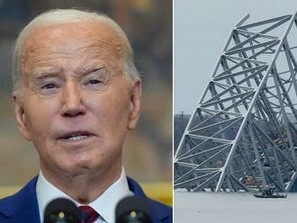 Biden označil zrútený most za hroznú nehodu: Chystajú opravu, kedy to bude?