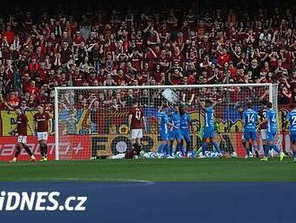 Sparta - Ml. Boleslav 1:1, ztráta bodů i první příčky. Preciado znovu vyloučen