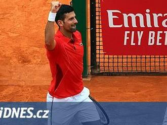 Djokovič v Monte Carlu s přehledem uspěl v letošní premiéře na antuce