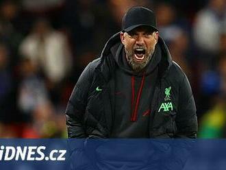 Bože, to byl špatný zápas! Tým jsem nepoznával, líčil Klopp po vysoké prohře