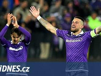 Fiorentina - Plzeň 2:0, pohárovou jízdu uťalo prodloužení, hosté hráli v deseti