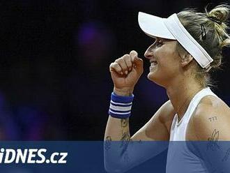 Vondroušová prošla ve Stuttgartu do semifinále, otočila duel se Sabalenkovou