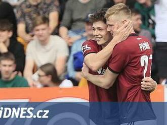 Olomouc - Sparta 1:4, k jasné výhře zavelel slepenými góly kapitán Krejčí