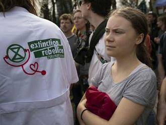 Počas klimatického protestu zadržali v Holandsku aktivistku Gretu Thunbergovú