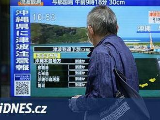 Po Tchaj-wanu zasáhlo zemětřesení i Japonsko. Škody tam však nezpůsobilo