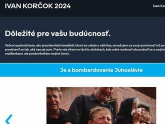 Za falošným webom Korčoka je podporovateľ Harabina, do proma vložil tisíce eur