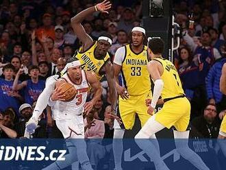 Denver v play off NBA prohrál s Minnesotou i podruhé, New York zdolal Indianu