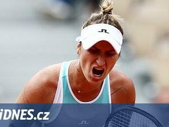 Vondroušová přemohla Masárovou. Déšť komplikuje program, hraje Nadal