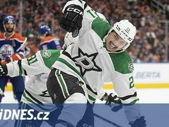 Robertson prvním hattrickem v play off zařídil výhru Dallasu v Edmontonu