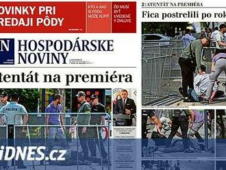 Rána do srdce Slovenska, jsme země v rozkladu, píše tisk o atentátu na Fica