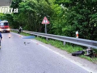 Tragédia neďaleko Topoľčianok: FOTO Motorkár   vyletel z cesty! Nemal šancu prežiť