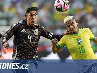 Brazílie porazila v přípravě Mexiko. Rozhodl mladík, který má namířeno do Realu