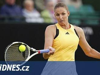 Karolína Plíšková postoupila na trávě v Nottinghamu do čtvrtfinále