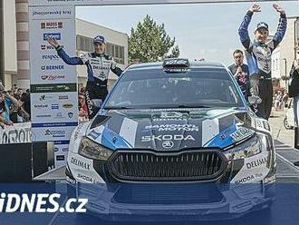 Březík slaví první triumf v domácím šampionátu, ovládl Rallye Hustopeče