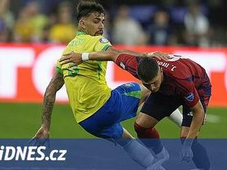 Fotbalisté Brazílie se na Copě América neprosadili přes kostarickou obranu