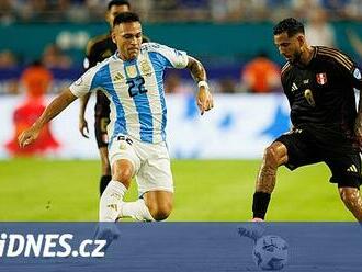 Argentina na Copě América bezchybně prolétla skupinou, na závěr porazila Peru