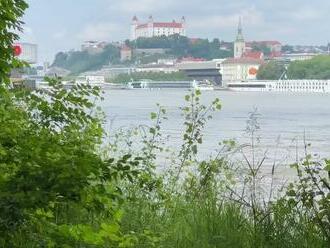 Hladina Dunaja výrazne stúpla. Rieka opäť ukazuje svoju silu, zaplavila časť obľúbenej promenády v centre Bratislavy