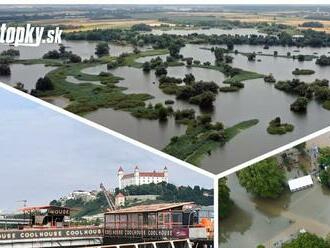 Na Slovensko sa valí storočná voda, Dunaj stúpa! FOTO Prvé zaplavené úseky, Bratislava prijíma opatrenia