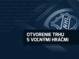 V NHL sa o 18:00 otvorí trh s voľnými hráčmi  