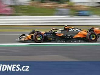 V úvodních trénincích na závod F1 v Británii byl nejrychlejší domácí Norris