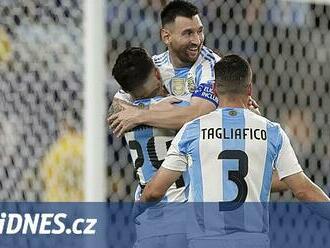 Messi pomohl Argentině gólem k postupu do finále Copy América