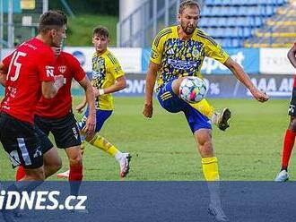 Zlín porazil ve druhé fotbalové lize Táborsko, Vlašim zdolala Chrudim