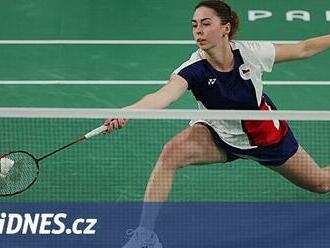 Badmintonistka Švábíková ve třech setech nestačila na ukrajinskou soupeřku