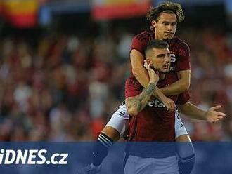 Sparta - Shamrock 4:2, zábavná odveta, domácí dali tři góly ze vzduchu