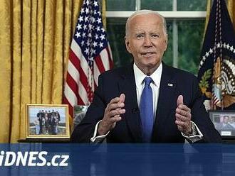 Obrana demokracie je důležitější než funkce, vysvětlil Biden konec kandidatury