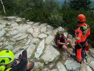 Horskí záchranári v akcii: Pomohli pri páde českej turistky