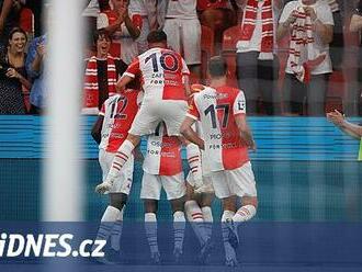 Slavia - Union SG 3:1, Chorý dvěma góly přiblížil postup, hosté v Praze nestačili