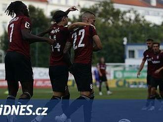 Bohemians - Sparta 1:2, spousta šancí, ale jen dva góly. Hosté museli otáčet