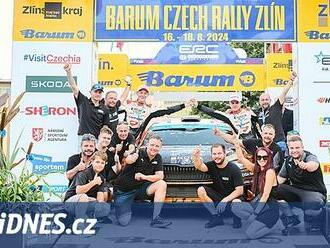 Stříteský ukončil Kopeckého vítěznou sérii na Barum rallye a míří za titulem