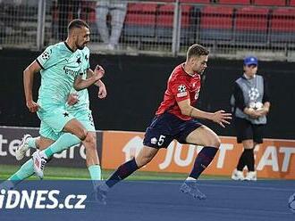 Lille - Slavia 2:0, hosté budou v odvetě dohánět. Favorit rozhodl ve druhé půli