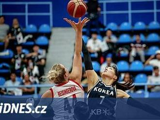 Basketbalistky se v předkvalifikaci MS přiblížily postupu, Koreu trápily pivotky