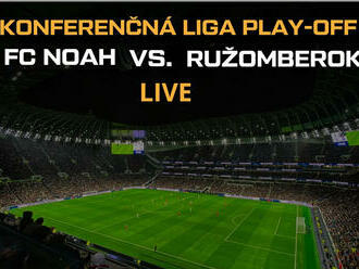 FC Noah – MFK Ružomberok live v TV, online prenos, live stream, zostavy, kurzy