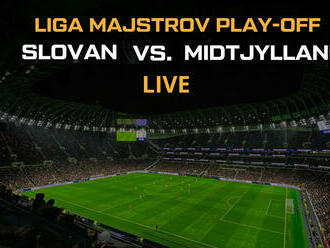 Slovan vs. Midtjylland play-off Ligy majstrov live: Priamy prenos v TV, online cez internet