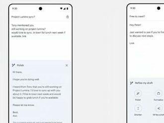 Umelá inteligencia Gemini vám pomôže s písaním e-mailu. Stačí jej 12 kľúčových slov