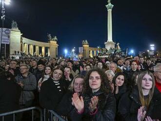 V Budapešti demonštranti žiadali slobodu pre Palestínu, napriek Orbánovej nevôli