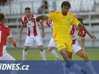 Slavia B porazila ve druhé lize Jihlavu, fotbalisté Brna dál čekají na výhru