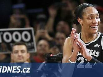 Královna A’ja. WNBA oslavuje první pokořitelku 1000 bodů v sezoně