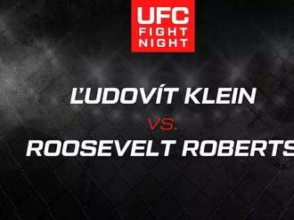 Lajoš Klein vs. Roosevelt Roberts UFC Paríž – program fight card, live prenos a bonus 50€