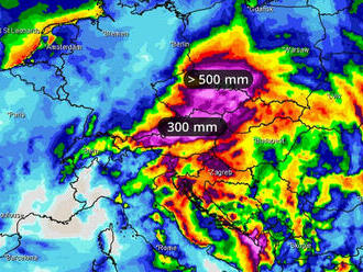 Rúti sa sem extrémne počasie, na hlavu sa nám vylejú stovky litrov vody. Hrozí tisícročná povodeň?