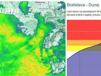 Prognózy na najbližšie hodiny neveštia nič dobré! Zrážky celý deň, horný úsek Dunaja sa blíži k maximám